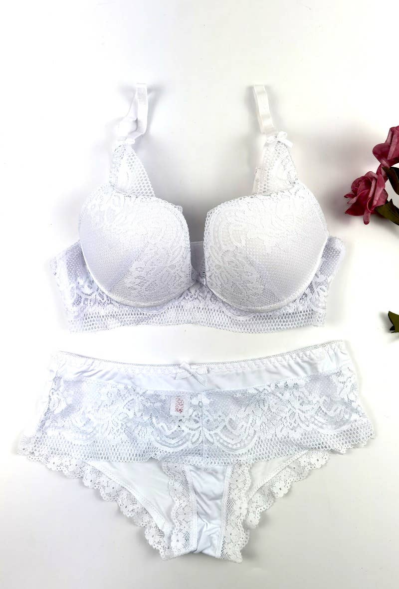 Belle Com'Elle - Wholesale Lingerie Set - Women's - Cup C Bra and Panty Set/AZ160154