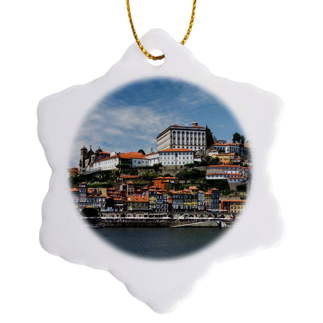 3dRose – Engroshandel Pynt – 3dRose, Porto-floden i Portugal, Ornament0