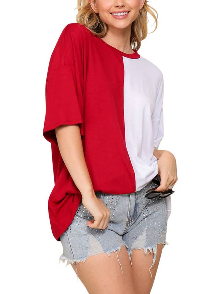 Vanilla Monkey – Engroshandel Strikket top - Dame – Game Day Multi Color Strik Top15