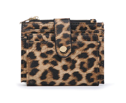 MiMi Wholesale - Wholesale Wallet - Women's - WL1904 Mini Snap Button Wallet & Cardholder w/ Zipper Pocket25