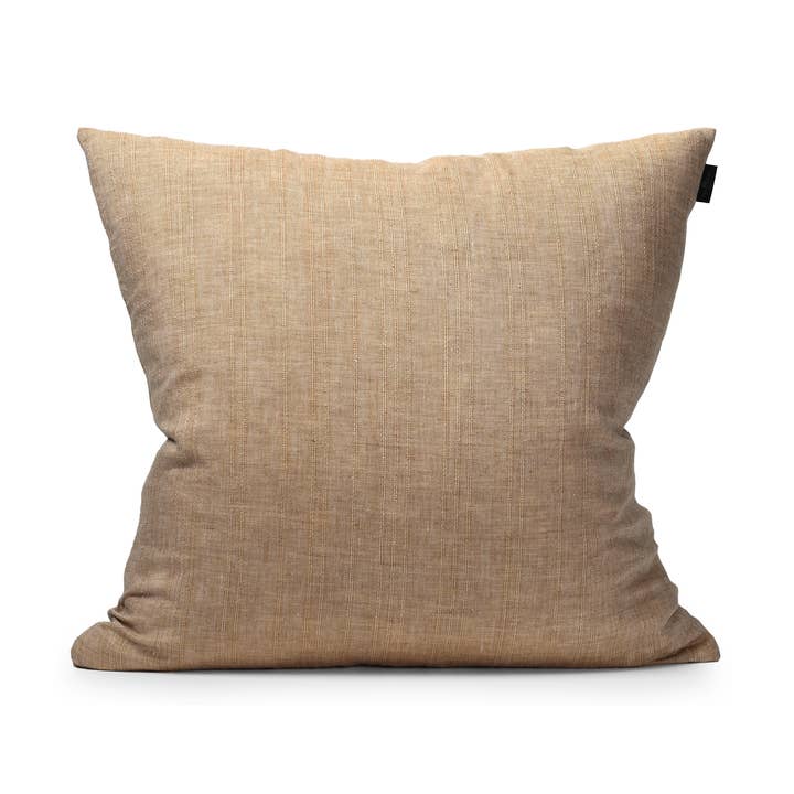 Funda de cojín de lino marrón nuez moscada para venta al por mayor de True Linen