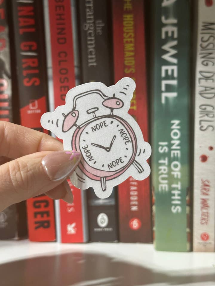 Autocollant "Nope" pour la vente par Brinnvill Books