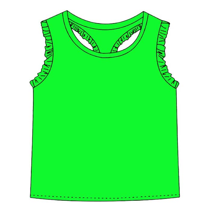 Neon Green Tank for wholesale by JustForLittles