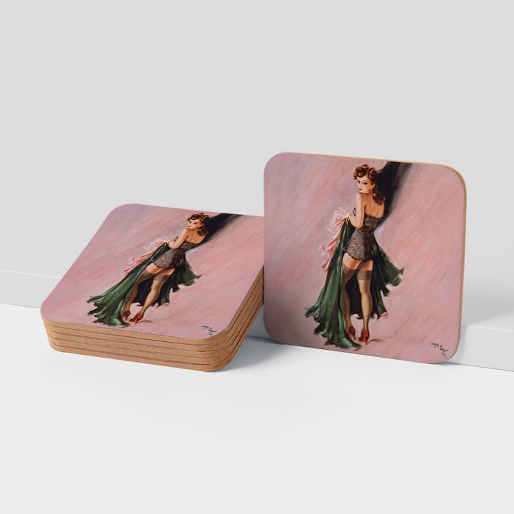 COASTER (Pack of 10): 'About Turn!' ML0056 for wholesale by Memory Lane