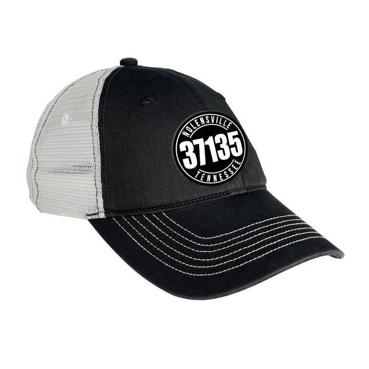 Brugerdefineret ZIP Broderet Mesh tilbage Cap for engroshandel hos NSP Apparel