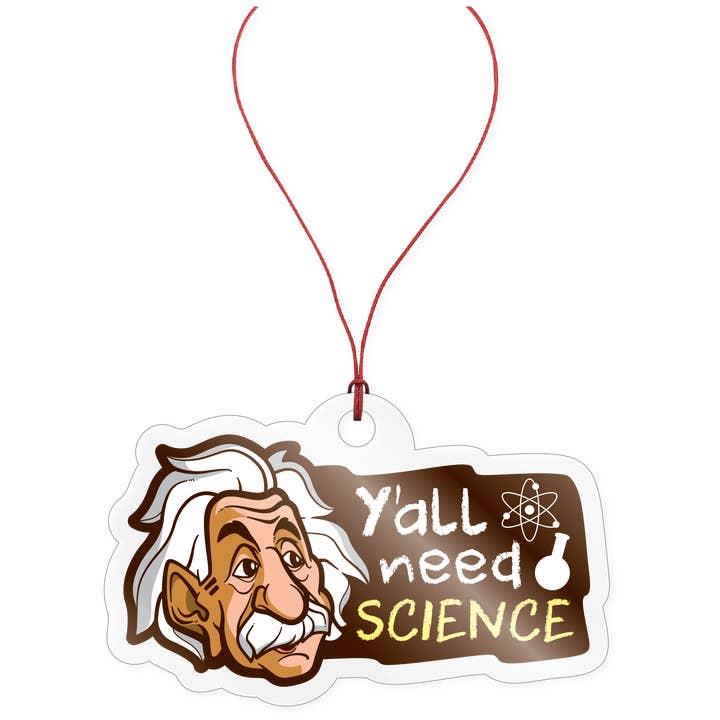 Ornament - Y'all Need Science Albert Einstein for wholesale by Morris Magnets