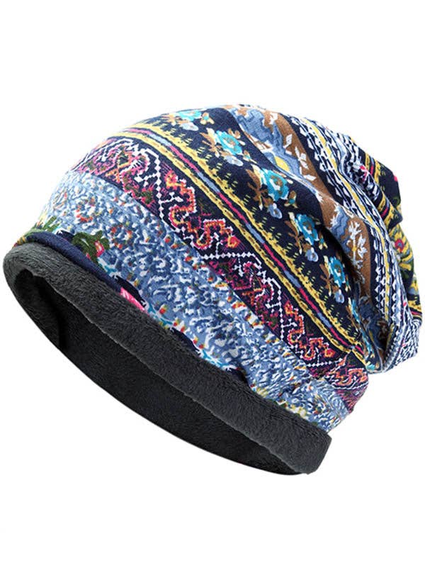 Sheer Trend - Wholesale Hoodie - Women's - Bohemia Floral With Plush Hood Accessories1