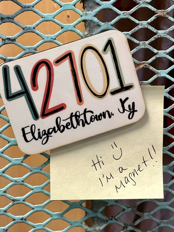 Anpassade postnummer magneter för wholesale av Sweet tea and Grace