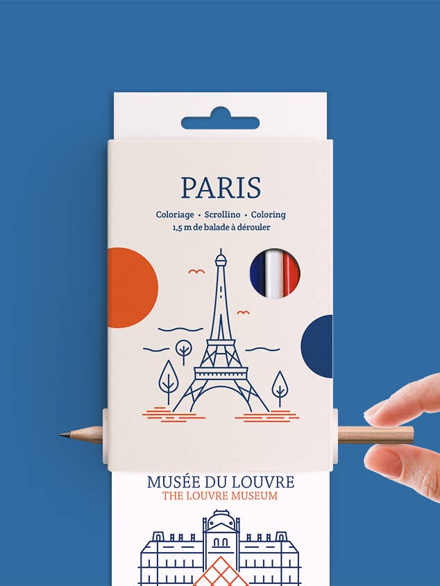 Scrollino - Wholesale Coloring & Activity Book - Kids & Baby - Touristic Gift Guide - Scrollino PARIS Coloring6