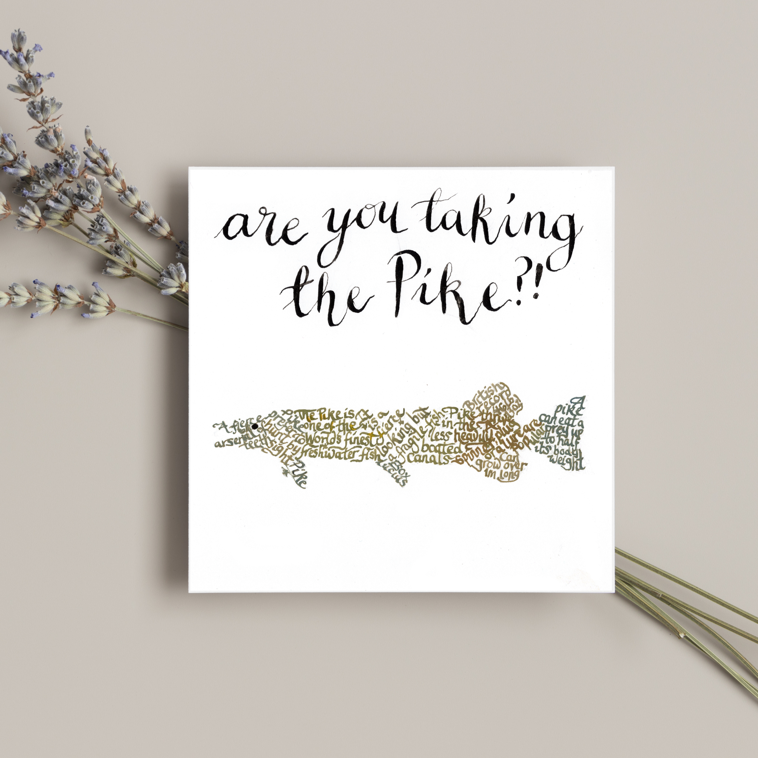 Nicole Elders - Wholesale Everyday Greeting Card - Taking the pike0