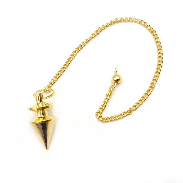 Shamans Crystal - Wholesale Meditation Supplies - Brass Pendulums, Brass Dowsing Pendulums with Gift Pouch21