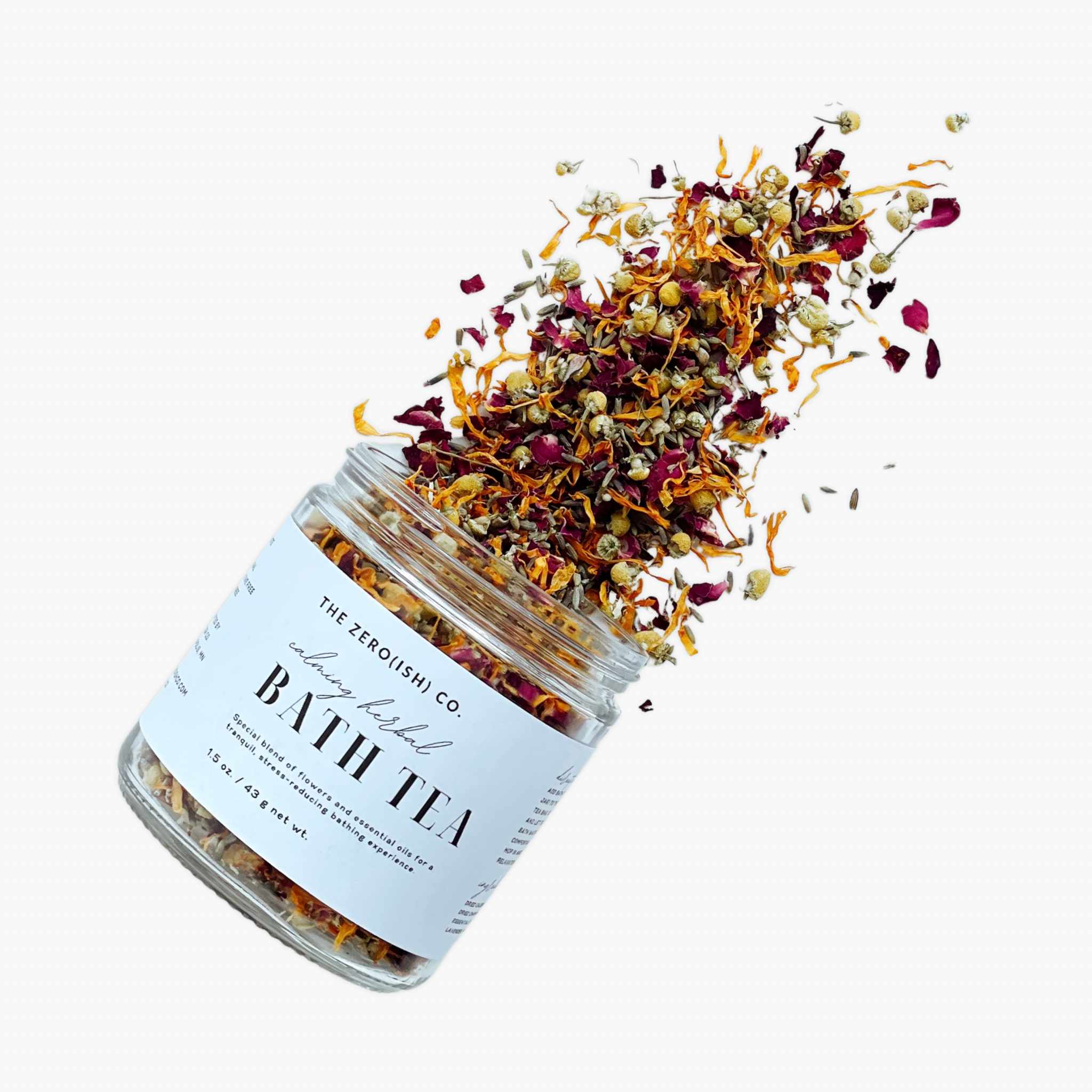 The Zeroish Company - Wholesale Bath Soak/Milk - Calming Herbal Bath Tea0