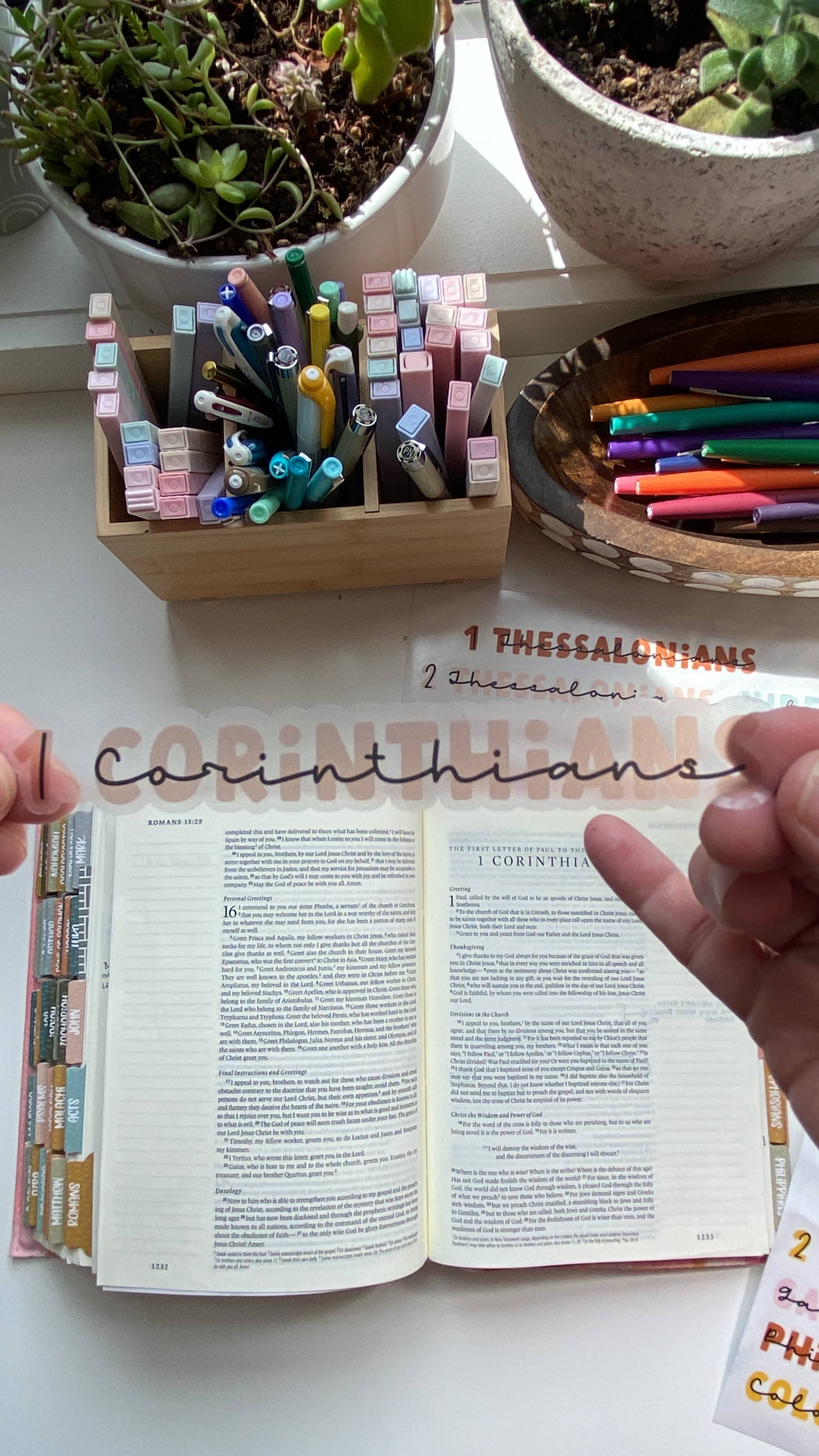 Kingfolk Co – Engroshandel Klistermærke – Bøger i Bibelen Overskrift Klistermærker - BOHO4