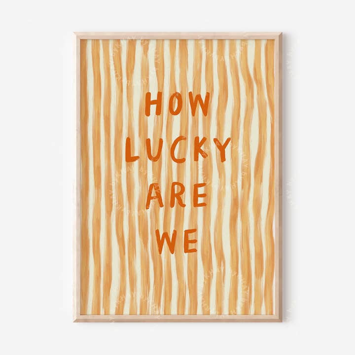 Wie glücklich sind wir Druck für den Großhandel von byKHAY