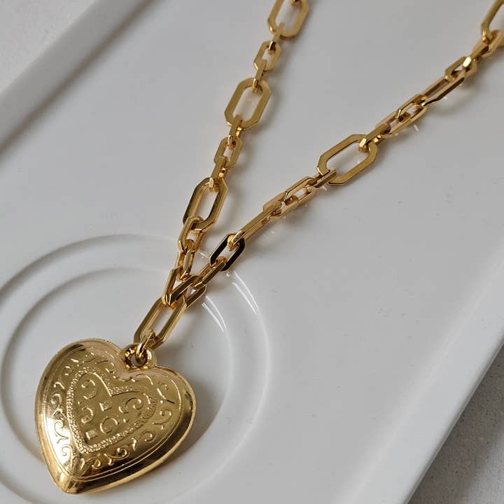 Colar Banhado a Ouro MICHELINE por atacado de Zelda Bijoux