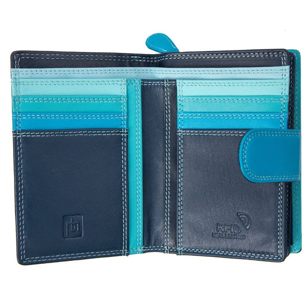 PRIMEHIDE - Venta al por mayor Cartera - Mujer - Monedero con doble solapa de la colección London - 60811