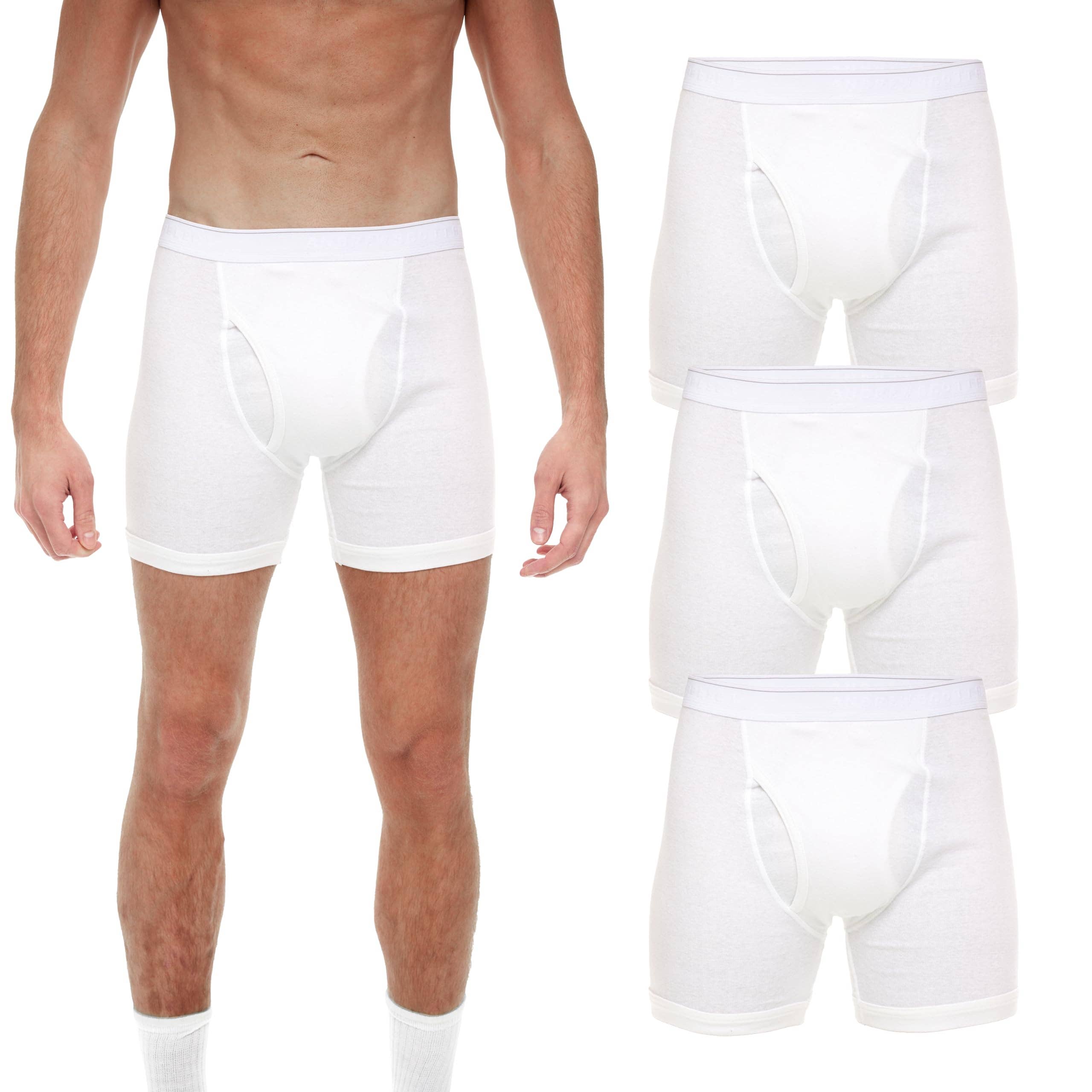 I-Wear Brands - Wholesale Ondergoed - Heren - Heren boxershorts van 100% katoen met 1x1 ribstructuur1
