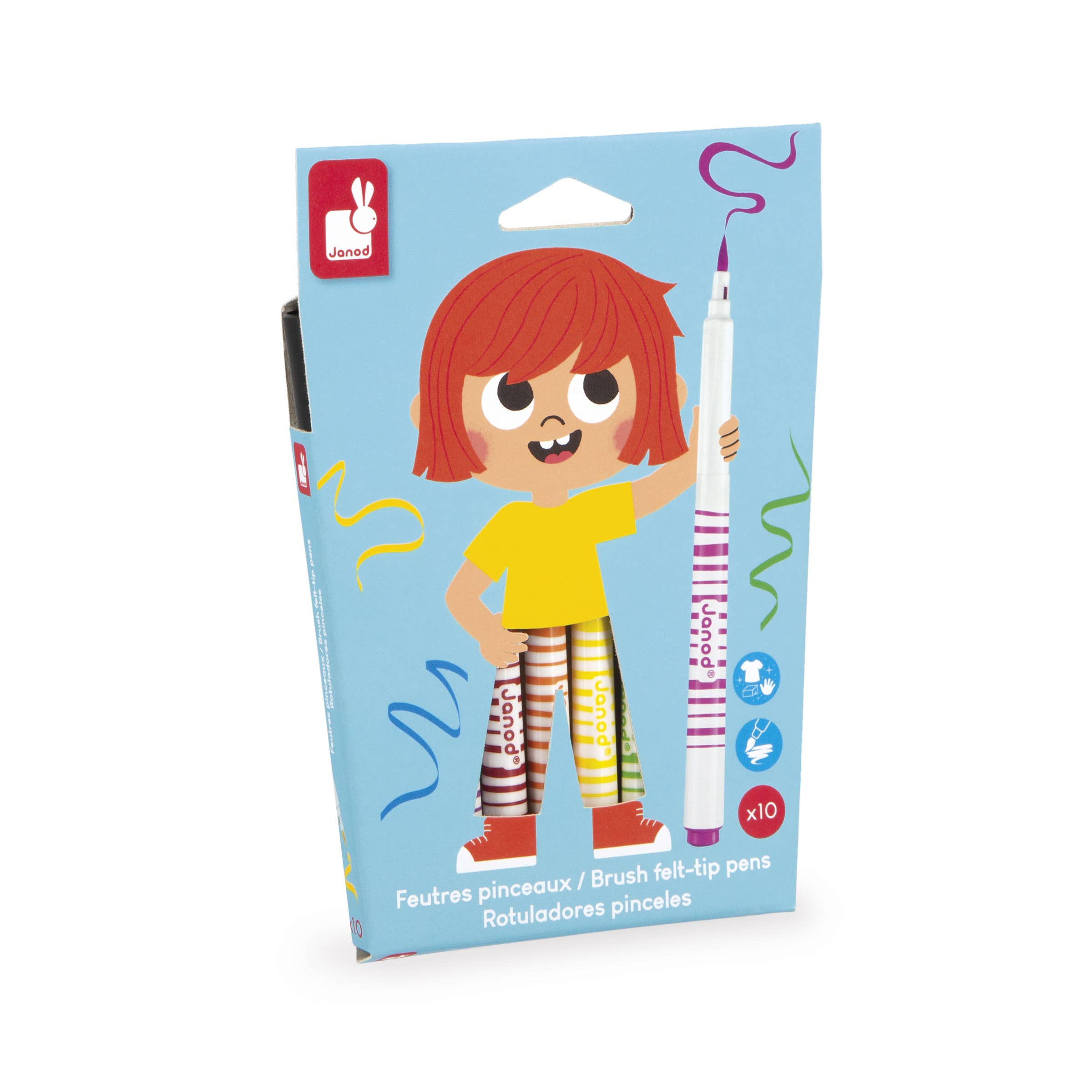 Juratoys – wholesale Pen – Brush Felt-Tip Pens X10