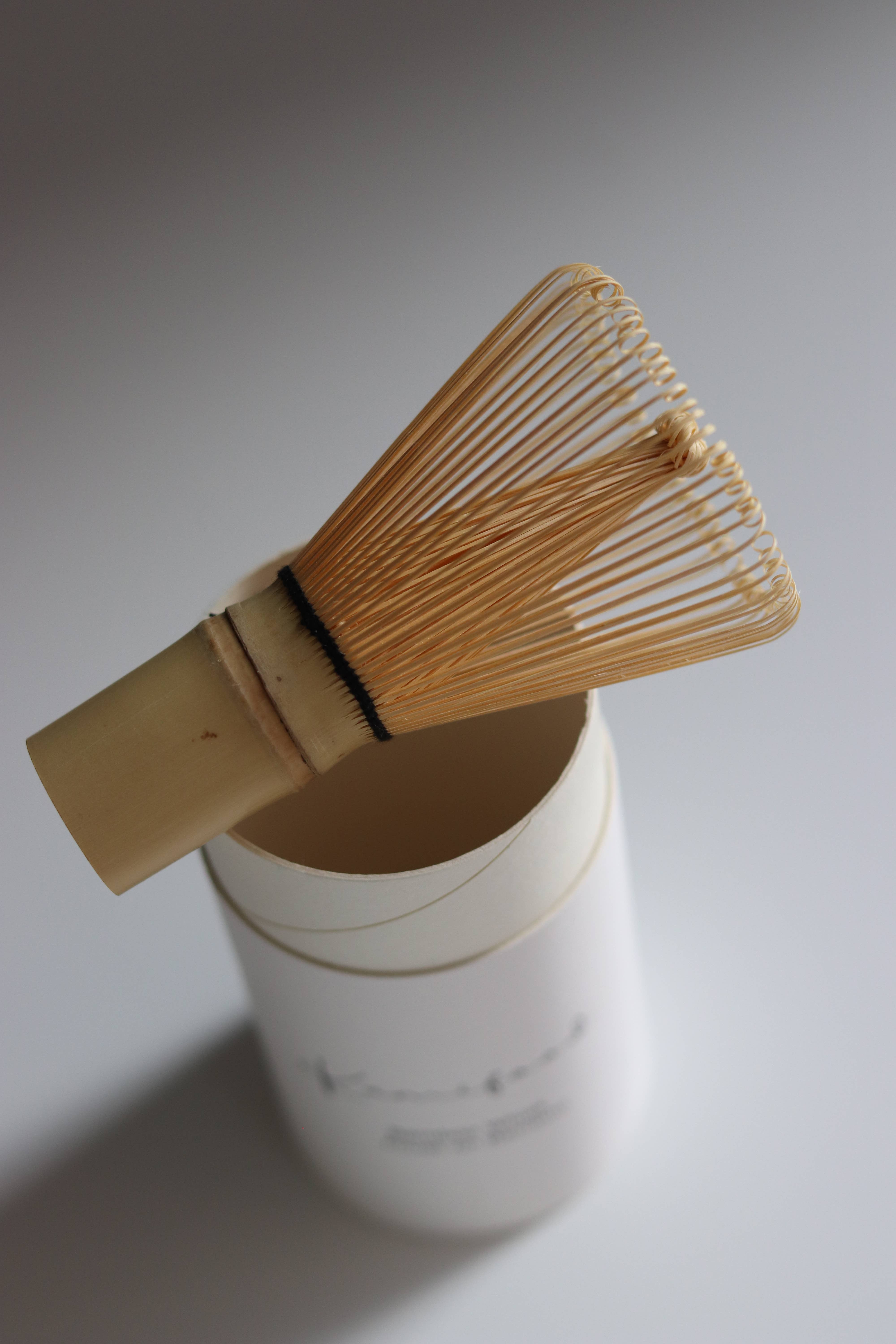 KAMIFOOD - Wholesale Whisk - MATCHA WHISK, Bamboo Traditional, Paper Tube Packaging2