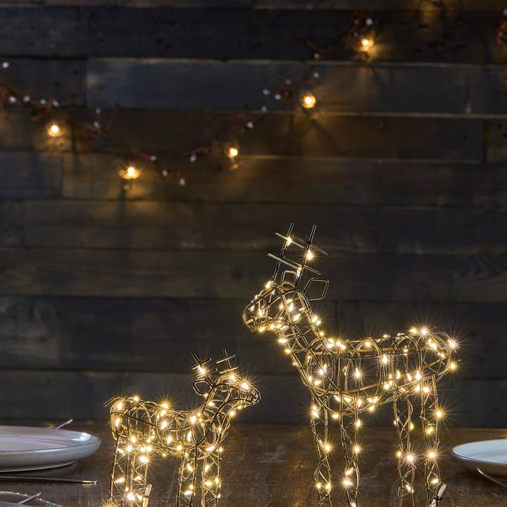 Lumina Of London AU - Wholesale Christmas decoration - Wire Reindeer - Table Light3