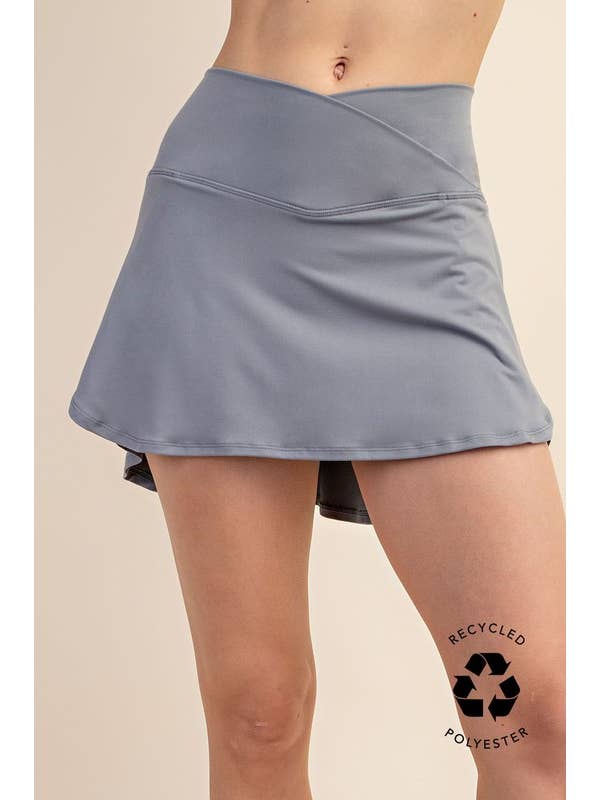 Sunday Morning - Wholesale Skort - Women's - S0970PL37 PLUS V SHAPED HIGH-WAIST BUTTER YOGA FABRIC SKORT26