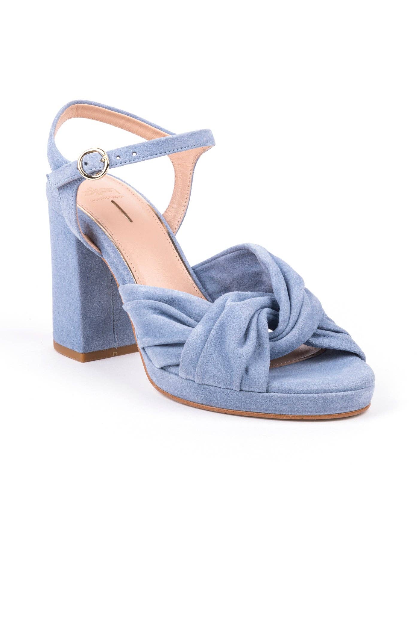 Zilian - Wholesale Platform Heels - Women's - 9 cm high heel bridal sandals with suede knot detail14