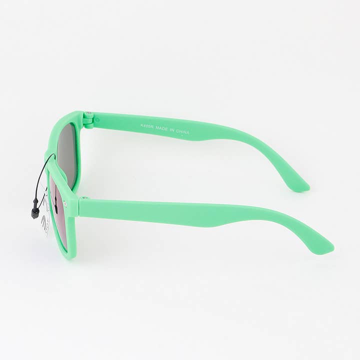 MIX KIDS Bright Matte Mirrored Sunglasses for wholesale on Faire