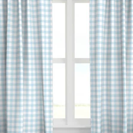 Iva in Sanctuary Blue Drapery Panel for wholesale by Wheaton Whaley Home