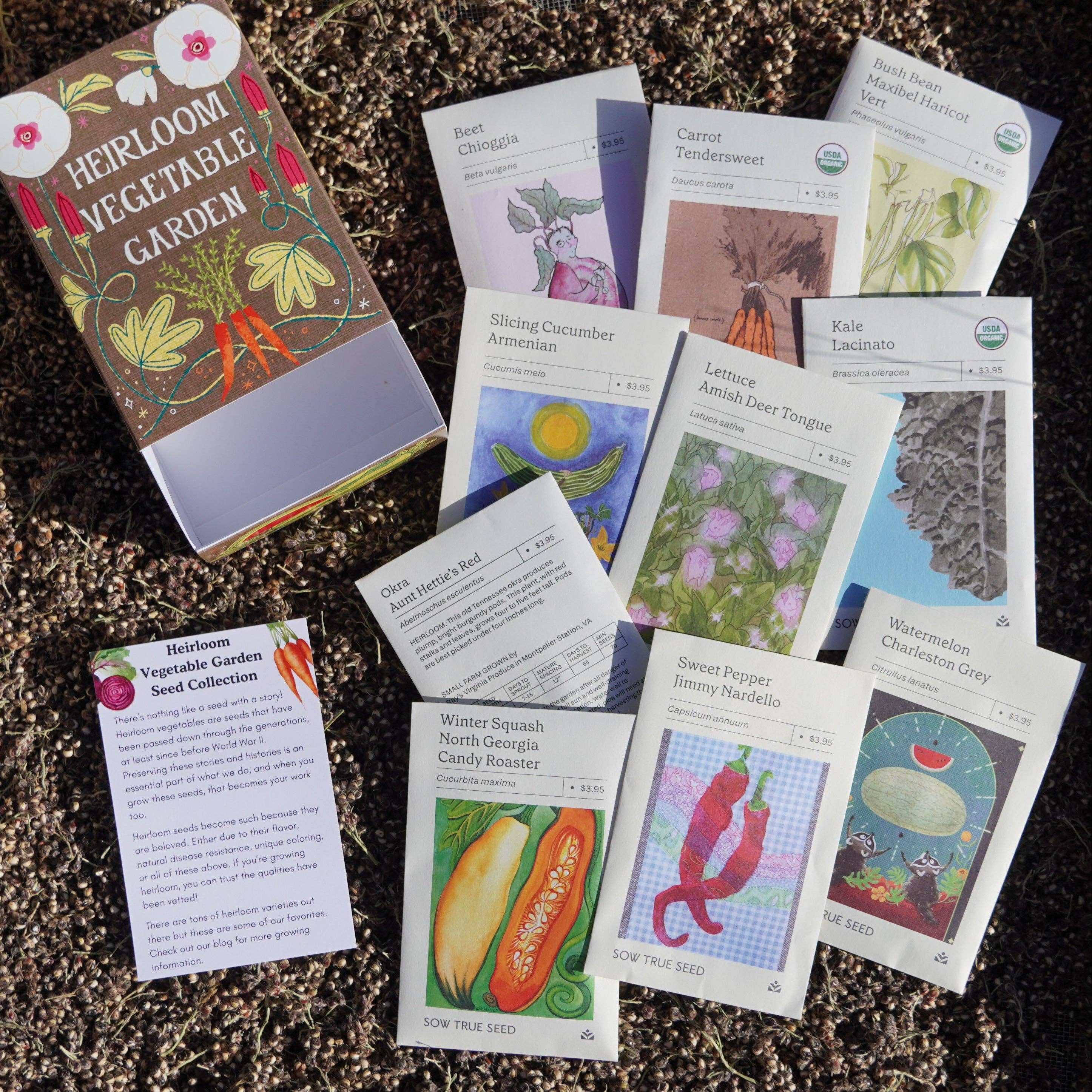 Sow True Seed - Vente Graines de plantes - Coffret de Collection de Graines de Légumes Héritage1