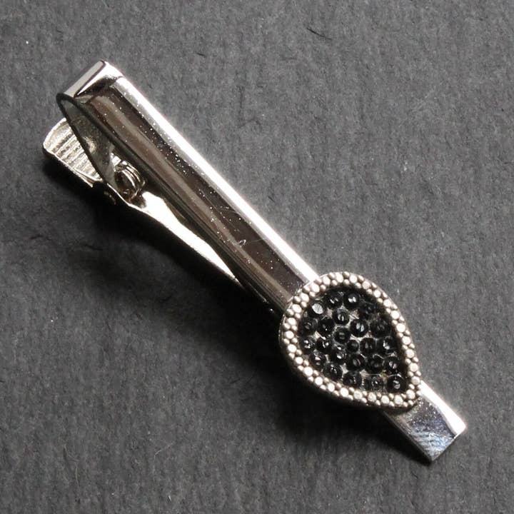 Drop Figured Tie Clip, Handmade Tie Bar, Tie Clip Men for wholesale by COOLMENCLUB