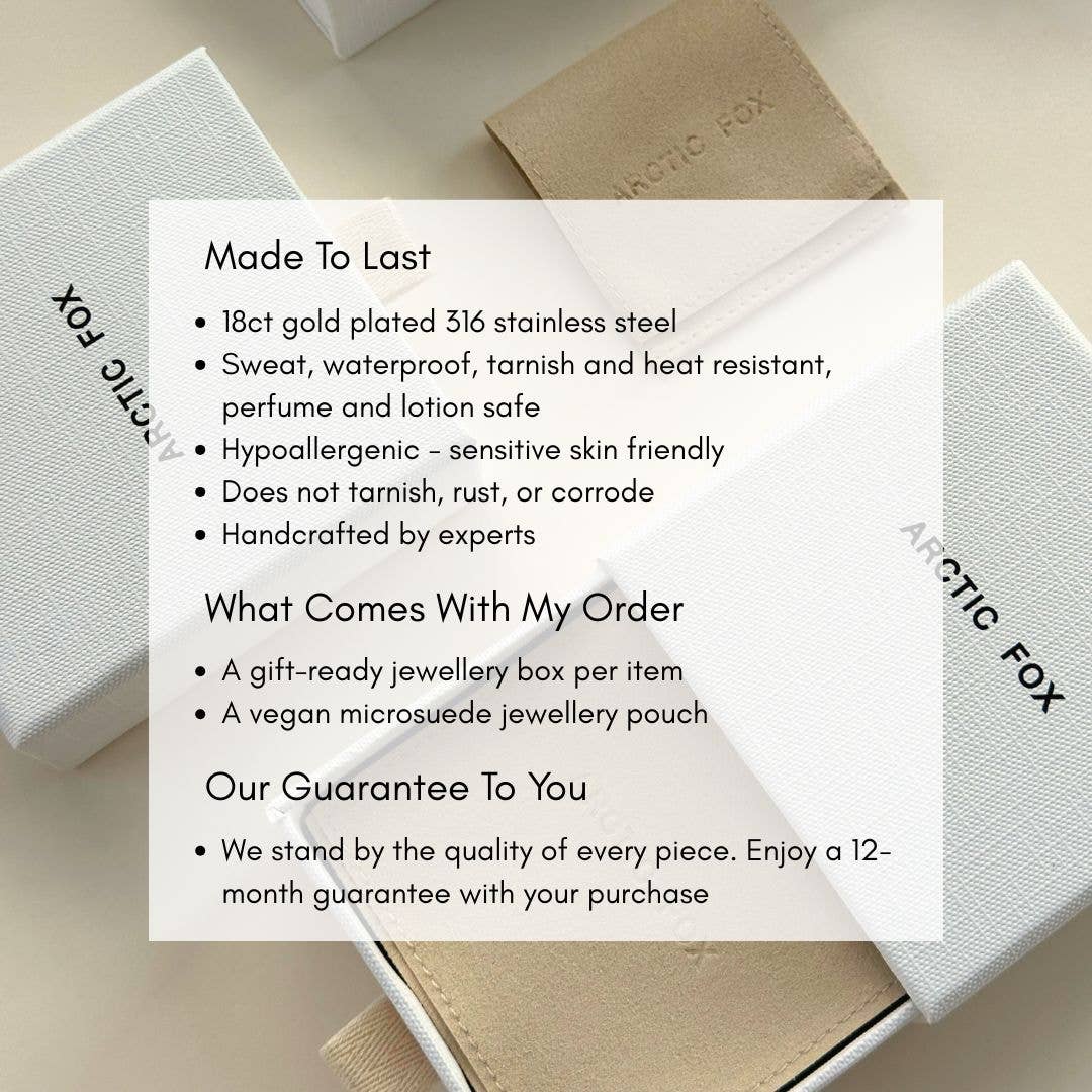 ARCTIC FOX & CO. – wholesale Link & chain necklace – Satellite Bead Chain Necklace - Waterproof7