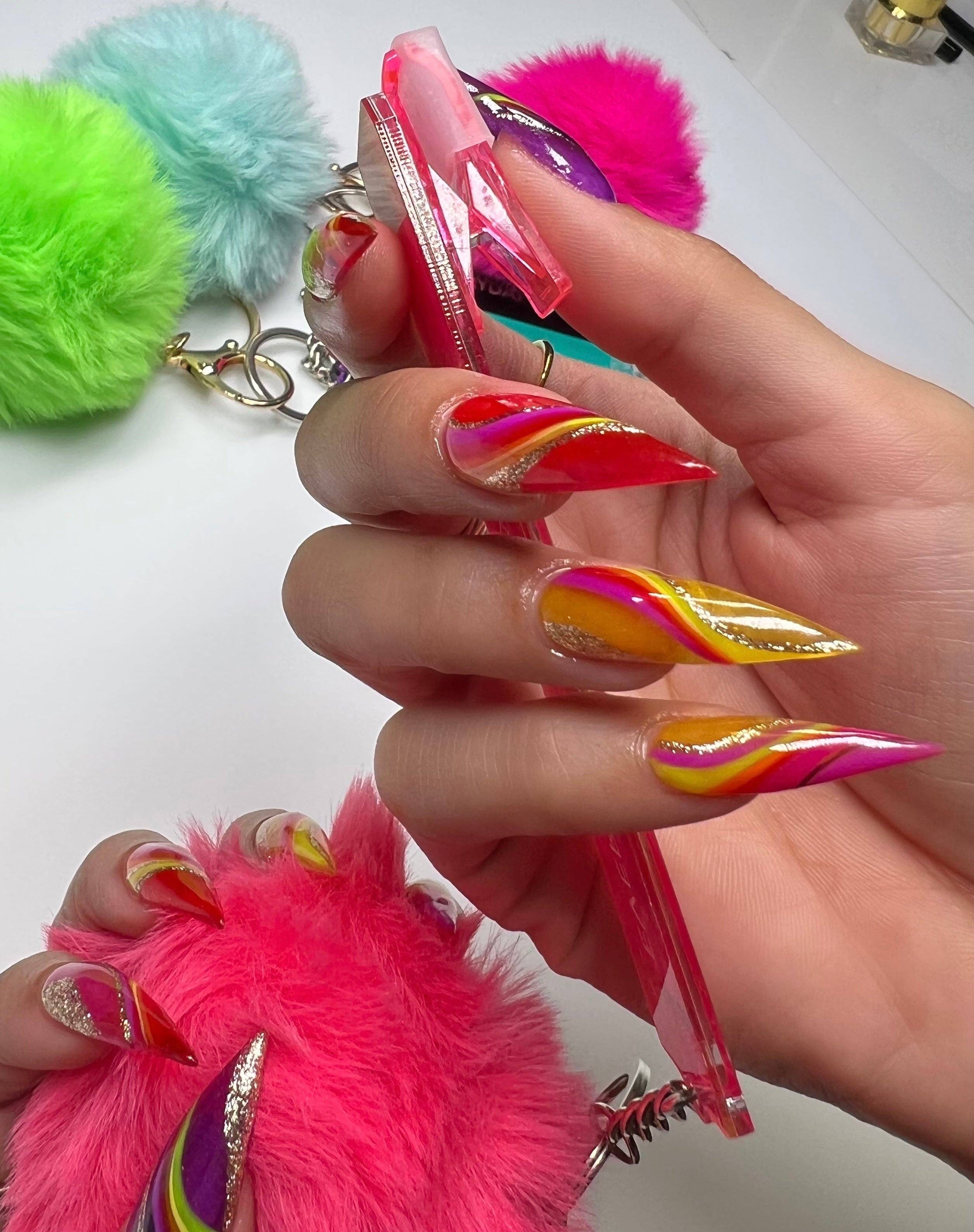 NABulous - Wholesale Keychain - Women's - Long Nails Card Grabber | NABulous18