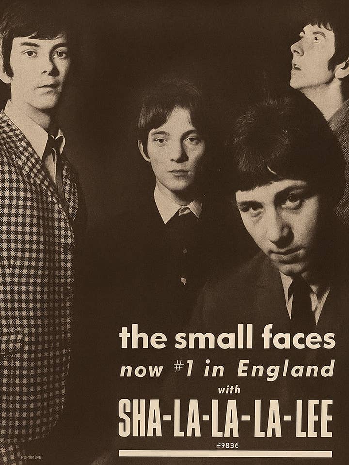 The Small Faces Advertisement Poster Art Print 30x40m for wholesale by On The Wall Art Ltd