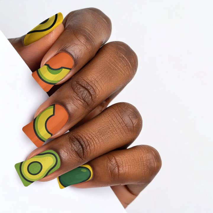 FYNE BODY - Wholesale Press-on/fake nails - Avocado Blossom Delight Avocado Press-On Nails24