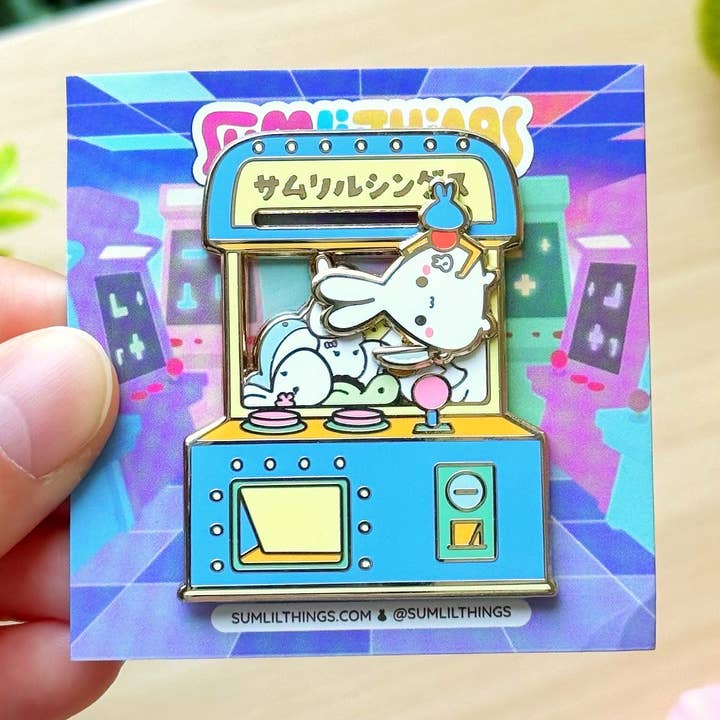 Emaljepin - Klo-maskine (Interaktiv skyder) for engroshandel hos SumLilThings