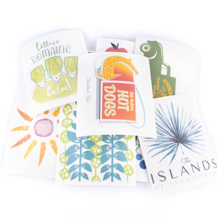 SWEDEdishcloths – toalha de cozinha por atacado – Panos de Pratos Suecos Impressos Personalizados - PEDIDO ANTES DE ENCOMENDAR4