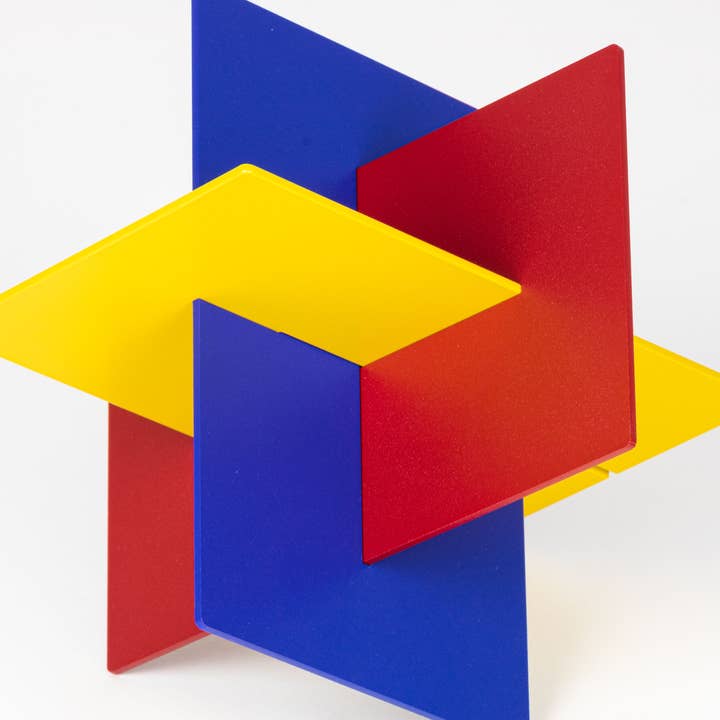 Millefeuille - Wholesale Sculpture - Ico; sculpture to assemble, delivered flat packed4