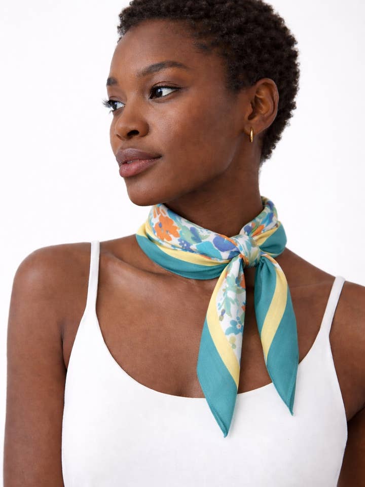 Organic Cotton Square Scarf for wholesale by Quintessential