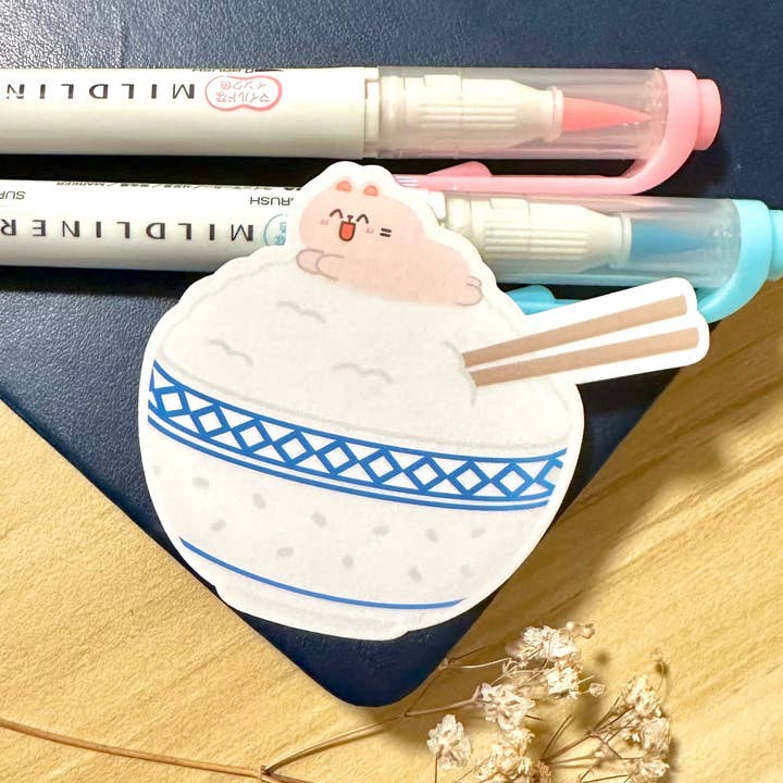 Bowl Of Rice Sticker for wholesale by Chubbythelittlecat