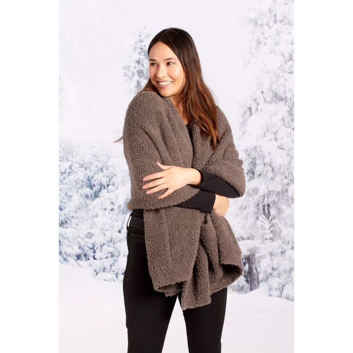 Hadley Wren - Wholesale Wrap - Women's - Cozy Wrap - Gray1