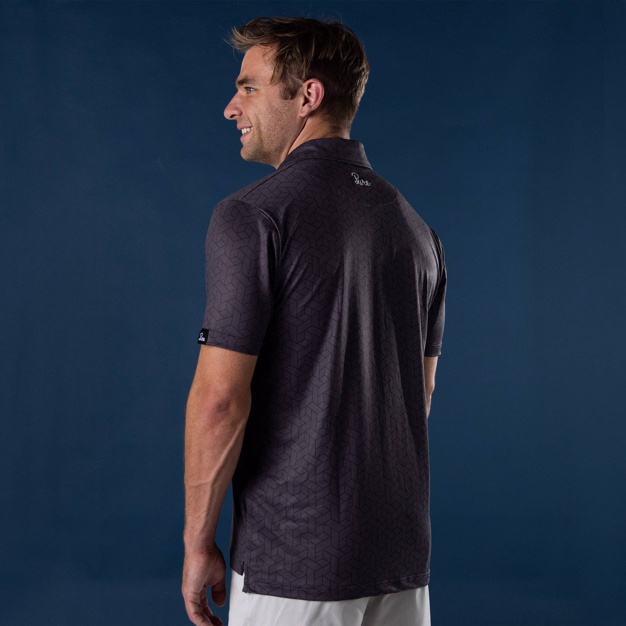 Pure Golf Company - Wholesale Polo - Men's - Gray Matter2