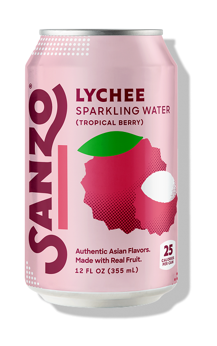 Sanzo - Wholesale Sparkling Water - Lychee (Tropical Berry) | 12-pack1