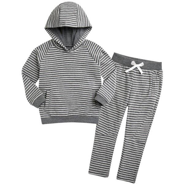 Grey Bengdi Hoodie Grey- Hoodie & Pants Set for wholesale on Faire