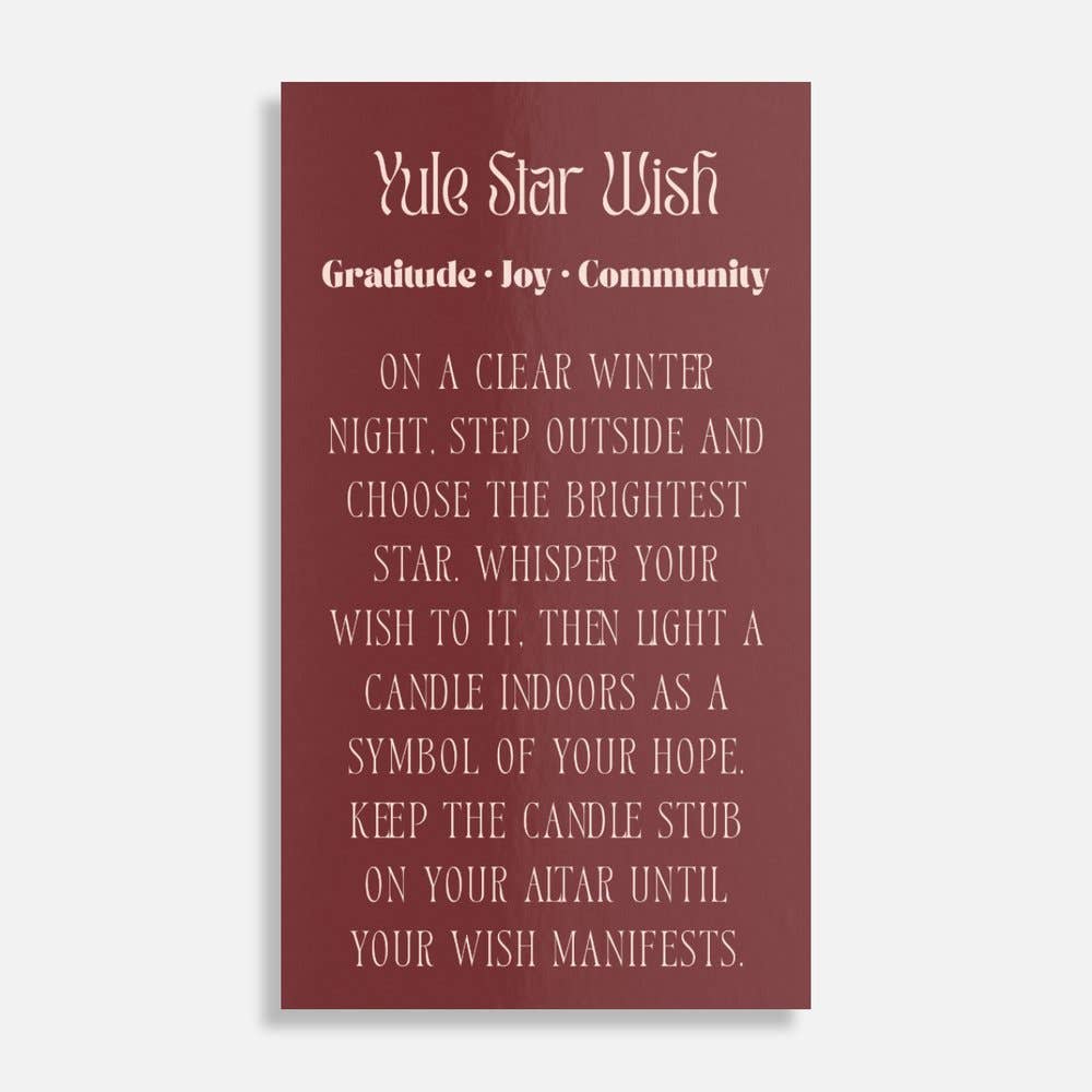 Ghost Poppy - Wholesale Tarot/Oracle Card - Winter Spell Cards3