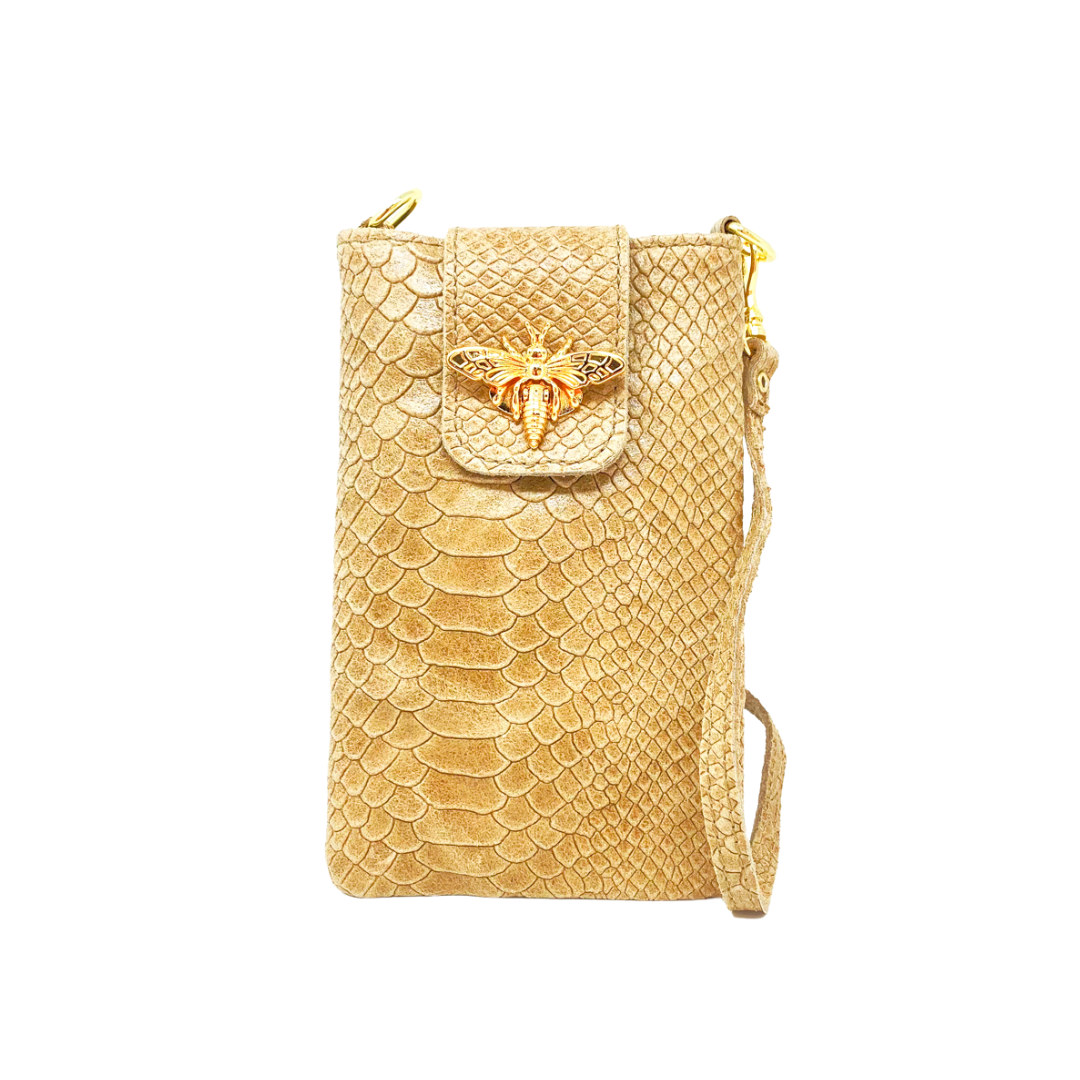 German Fuentes Handbags - Wholesale Crossbody Bag - Women's - GF117O GENUINE ITALIAN LEATHER CROC EMBOSSED CROSSBODY BAG18