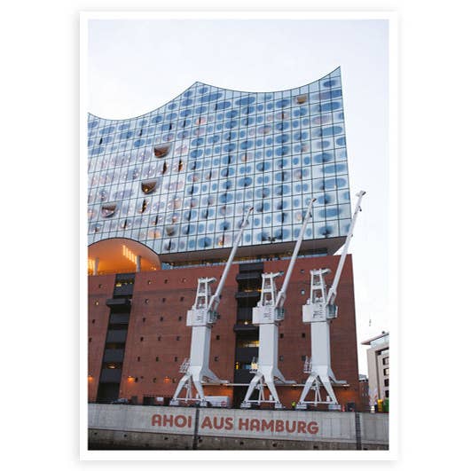 Hamburg Elphi Kräne | Postkarte für den Großhandel von Hey!Cards GmbH & Co. KG