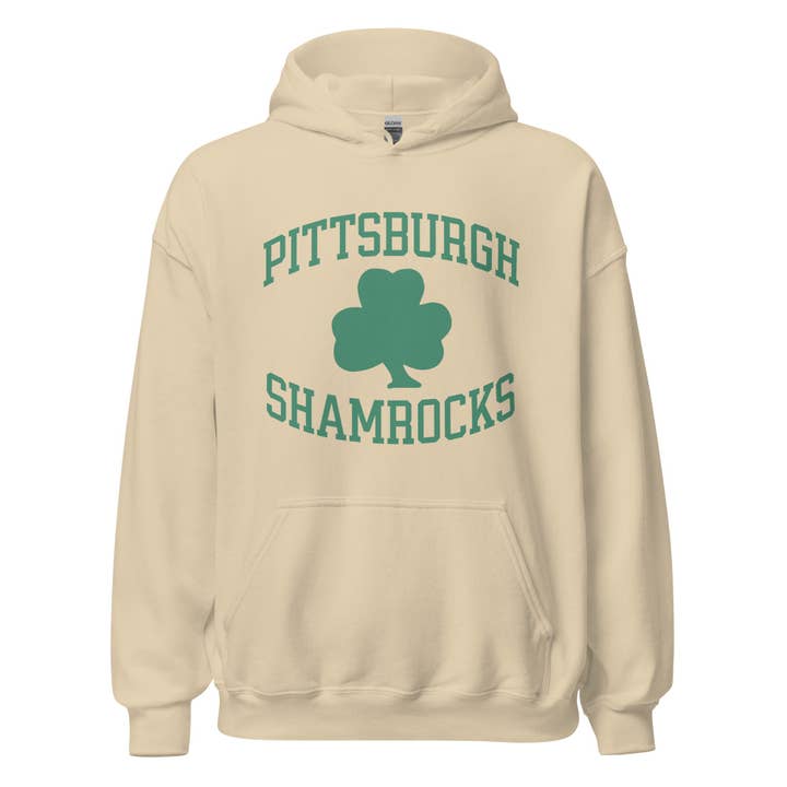 Pittsburgh Shamrocks Hockey - Fleece Hoodie for wholesale by Yinzylvania