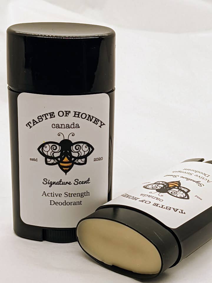 Signature Scent Active Strength Deodorant 117g for wholesale by Taste of Honey Canada
