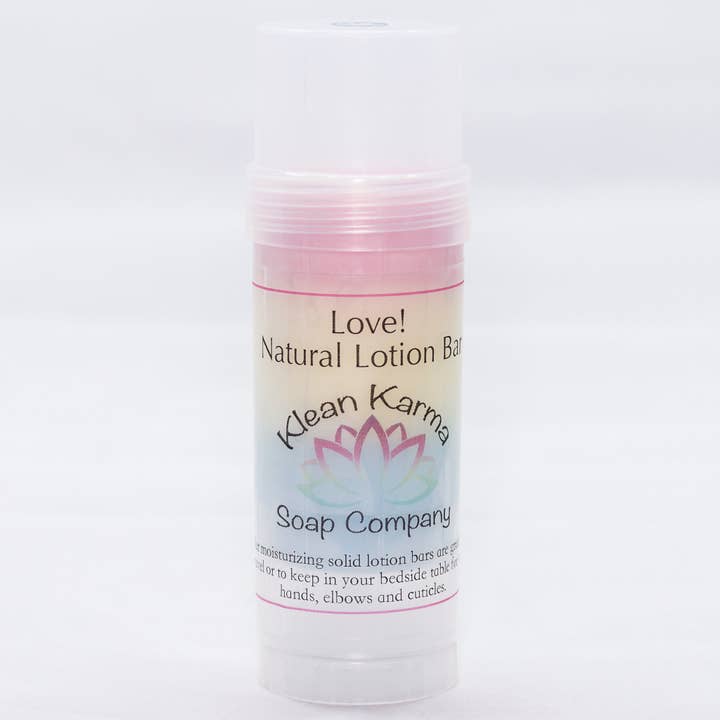 Kærlighed! Lotion Bar for engroshandel hos Klean Karma Soap Company