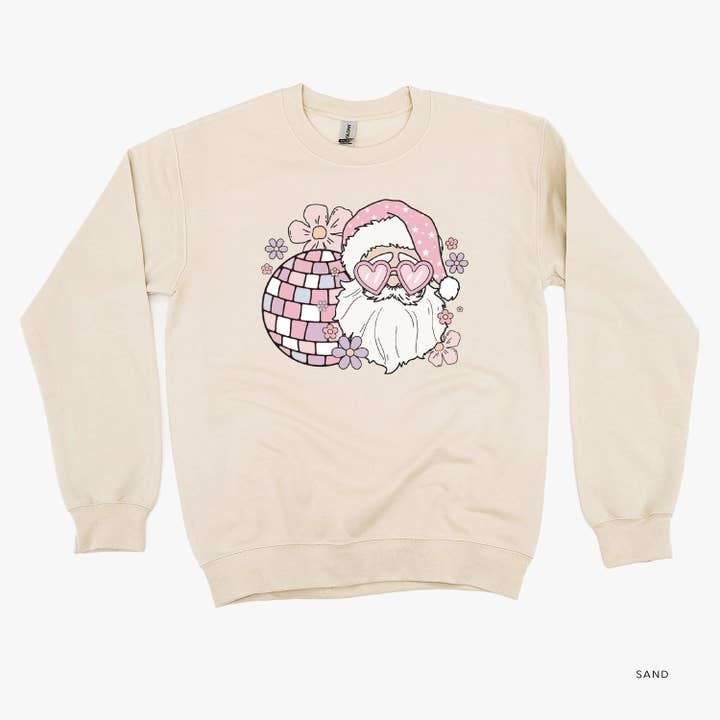Disco Santa - BASIC Fleece för wholesale av Little Mama Shirt Shop